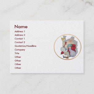 Cartão de visita afortunado de Buddha