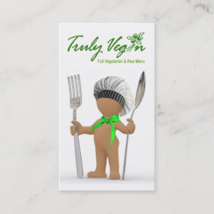 Cartão De Visita Afrocentric "cozinheiro chefe legal": Restauraçã