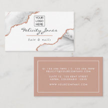 Ágata Dourado Rosa e Branco Adicionar Logotipo