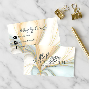 Cartão De Visita Agate do ouro Roda o Elegante para o Profissional 