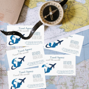 Cartão De Visita Agência de viagens, arrendamentos das férias ...
