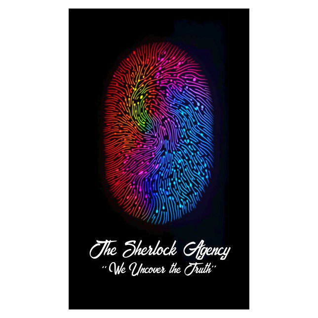 Cartão De Visita Agência Detetive/Cartão de visita de Segurança (Criador carregado)