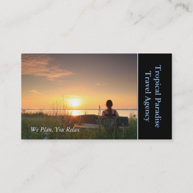 Cartão De Visita Agência viagem (Frente)