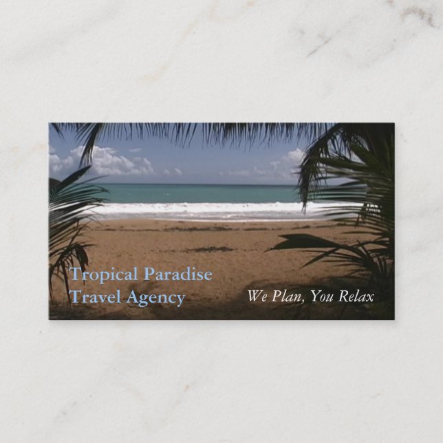 Cartão De Visita Agência viagem (Frente)