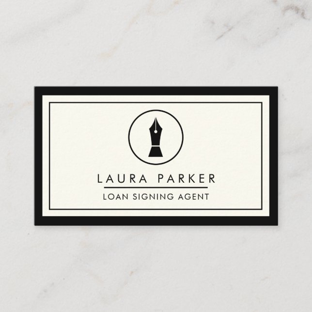 Cartão De Visita Agente Consultor do Agente de Assinatura de Emprés (Frente)