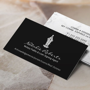 Cartão De Visita Agente de Assinatura de Empréstimo de Caneta Públi