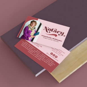 Cartão De Visita Agente de Assinatura de Empréstimo Notário de Foto