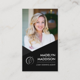 Cartão De Visita Agente de Assinatura de Empréstimo Notário Foto Pr