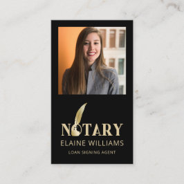 Cartão De Visita Agente de Assinatura de Empréstimo Notário QR de F