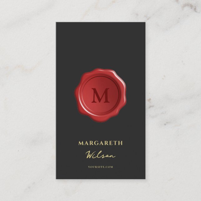 Cartão De Visita Agente de Assinatura de Empréstimo Público Notário (Frente)