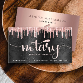 Cartão De Visita Agente de Empréstimo Notório Rosa de Largura Doura