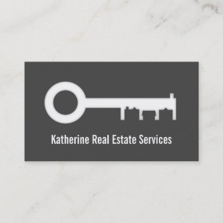 Cartão De Visita Agente de Imóveis Silhouette