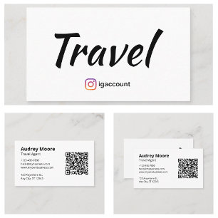 Cartão De Visita Agente de Viagens