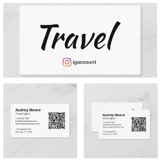 Cartão De Visita Agente de Viagens