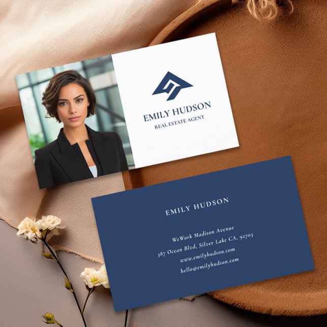 Cartão De Visita Agente imobiliário (Criador carregado)