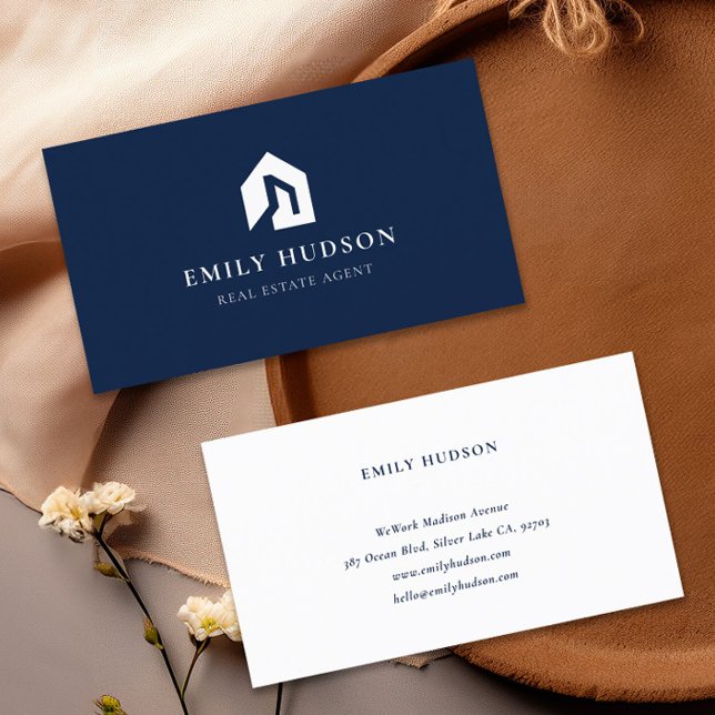 Cartão De Visita Agente imobiliário (Criador carregado)