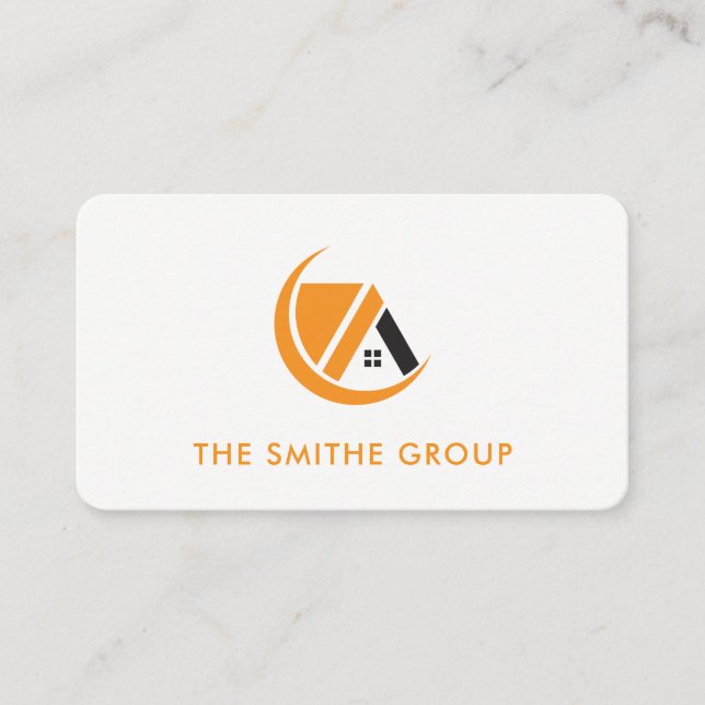 Cartão De Visita Agente imobiliário | Casas | Investimentos imobili (Frente)