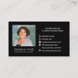 Cartão De Visita Agente Imobiliário com Foto 