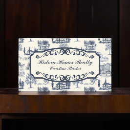 Cartão De Visita Agente Imobiliário Histórico