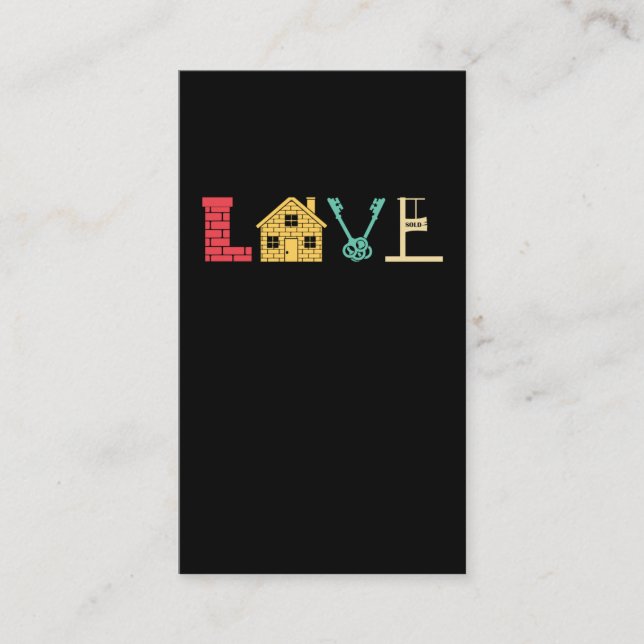 Cartão De Visita Agente Imobiliário Investidor Imobiliário Mediador (Frente)