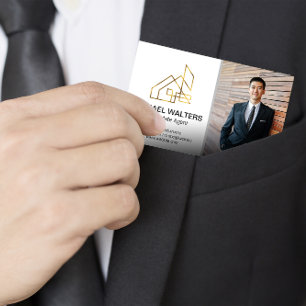 Cartão De Visita Agente imobiliário Personalizado Pic Business M