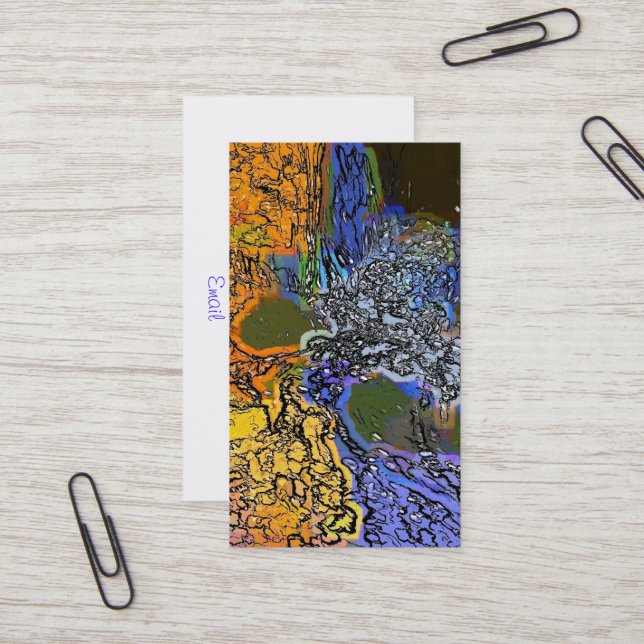 CARTÃO DE VISITA ÁGUA (Frente/Verso In Situ)