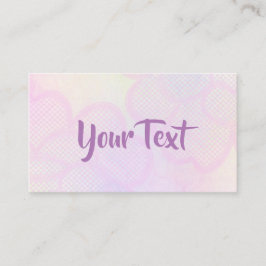 Cartão de visita - aguarela