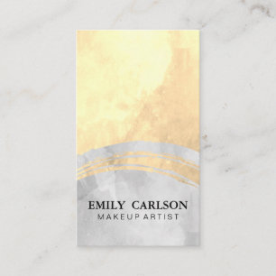 Cartão De Visita Aguarela artística moderna da escova