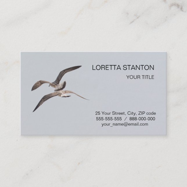 Cartão De Visita Agulhas voadoras (Frente)