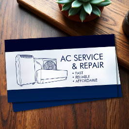 Cartão De Visita Air Conditioning – Repair, Service, Installation