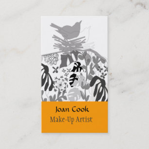 Cartão De Visita Ajardinar animal na moda do planejador de eventos