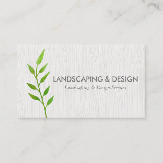 Cartão De Visita Ajardinar & design modernos