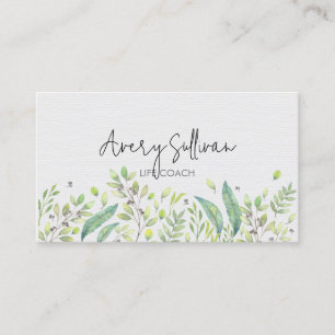 Cartão De Visita Ajuda pessoal do treinador de vida