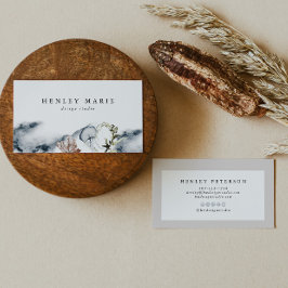 Cartão De Visita ALANA Tropical Beach Ocean Jelly Fish Watercolor