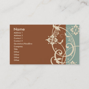 Cartão De Visita Alargamento moderno