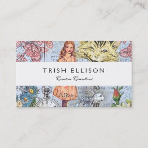 Cartão De Visita Alice no País das Maravilhas