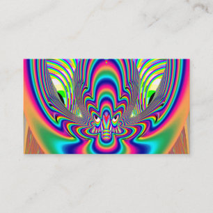 CARTÃO DE VISITA ALIENÍGENA DE OLHOS FREAKY