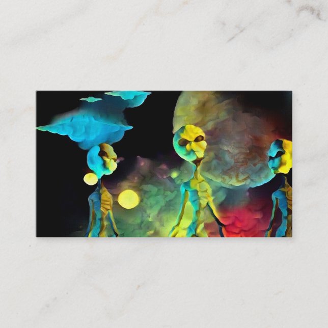 Cartão De Visita Aliens (Frente)