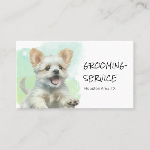 Cartão De Visita Alinhamento de Pet Cachorro Personalizado - Tom Le