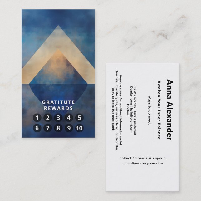 Cartão De Visita Alinhamento Interno | Design Minimalista (Frente/Verso)