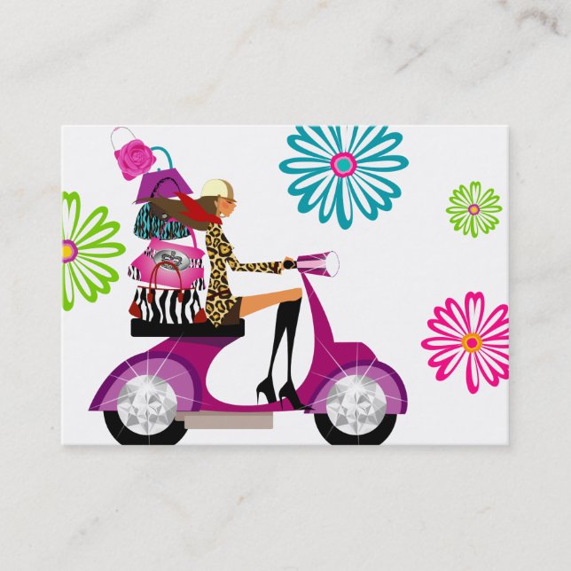 Cartão De Visita Almofadas de primavera (Frente)