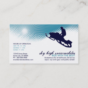 Cartão De Visita alta neveweather forecast