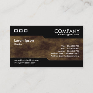 Cartão De Visita Alternativa - Textura Planetária