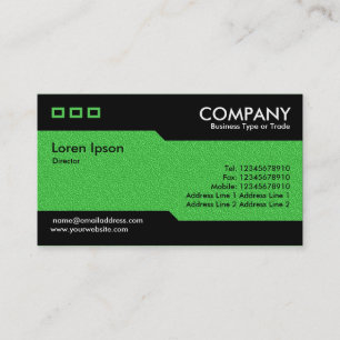 Cartão De Visita Alternativa - Textura Verde Brilhante Embriagada