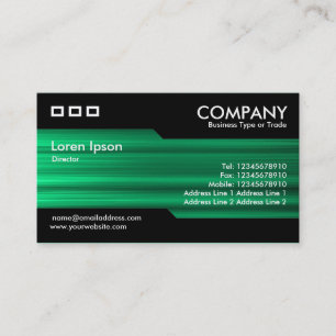 Cartão De Visita Alternativa - Textura Verde Bruta