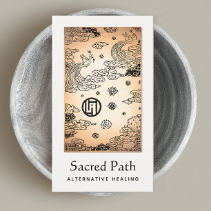 Cartão De Visita Alternativo e medicina holística