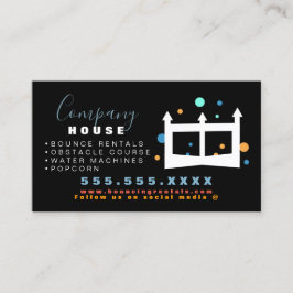 Cartão De Visita Aluguel do partido Bunt House Jump House