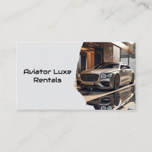 Cartão De Visita Aluguel moderno para automóveis e vendas Foto do C