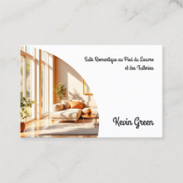 Cartão De Visita Aluguer de Férias Airbnb QR