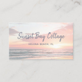 Cartão De Visita Aluguer de Férias na Casa de Praia